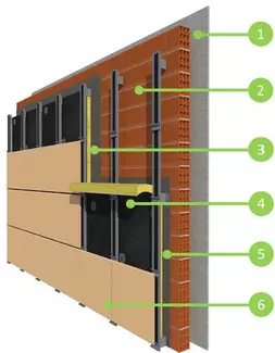 Solución de aislación LH12+Fach Vent aisl Ceram